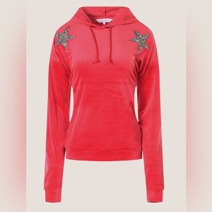 Paris Hilton Brand Red Star Tracksuit Jacket Hoodie